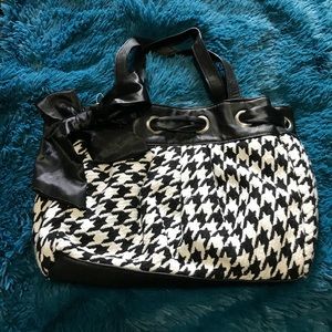 Aldo Houndstooth Knit purse